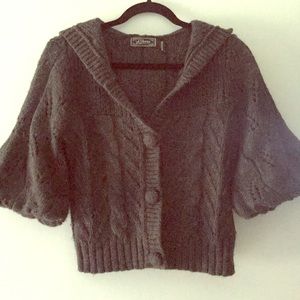 Short, Bell-sleeve Guess Sweater